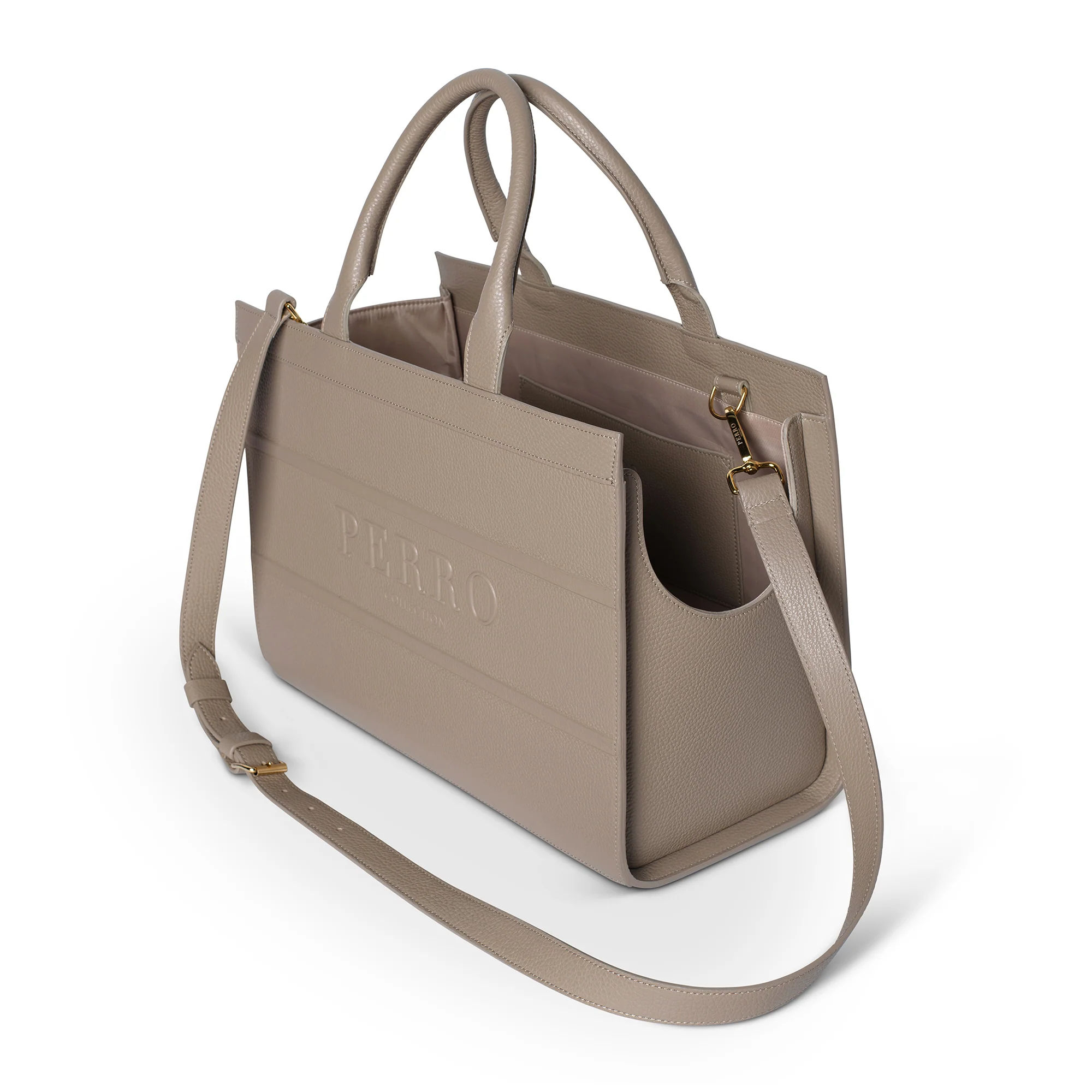 Perro city bag beige - Image 3