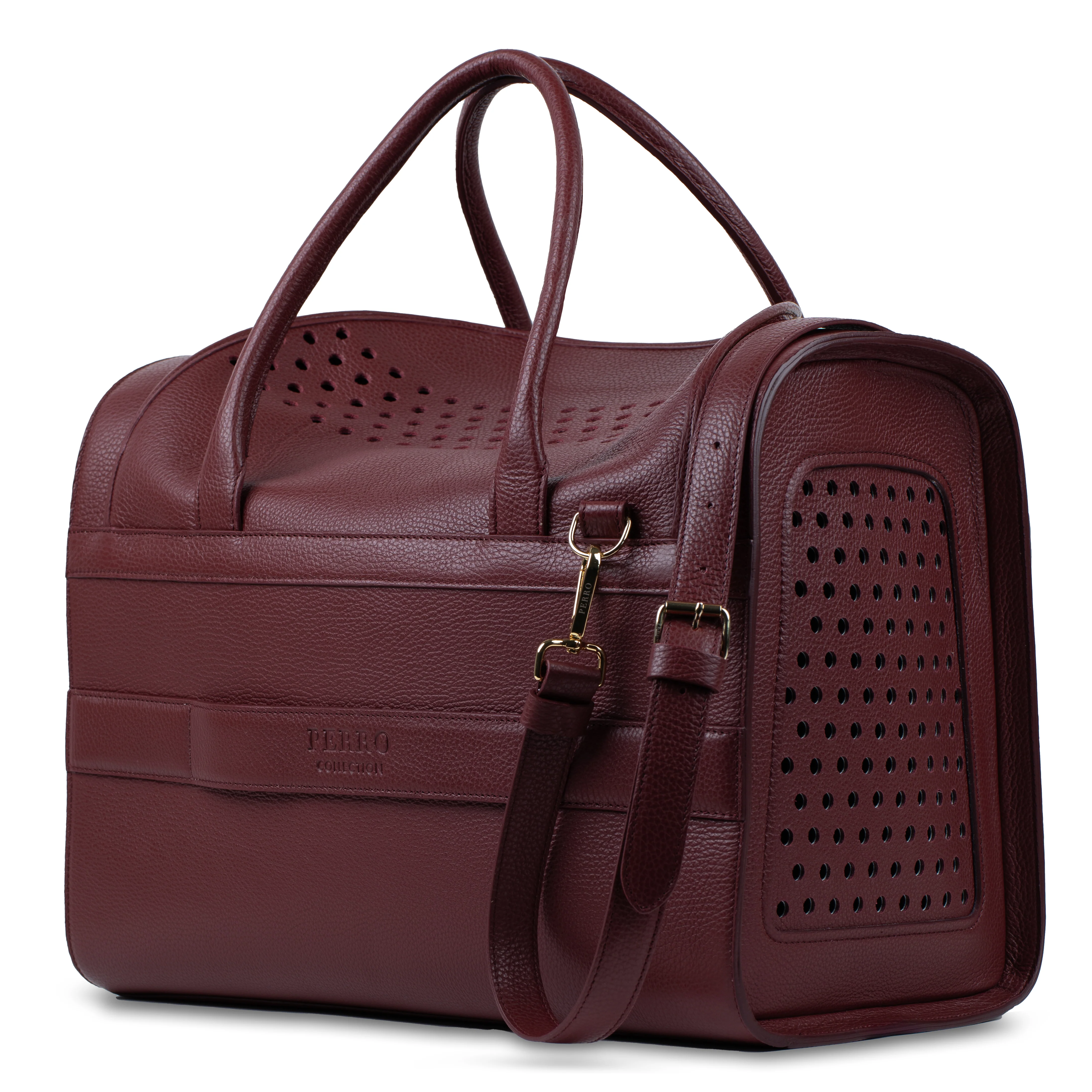 Travel bag Burgundy - Image 3