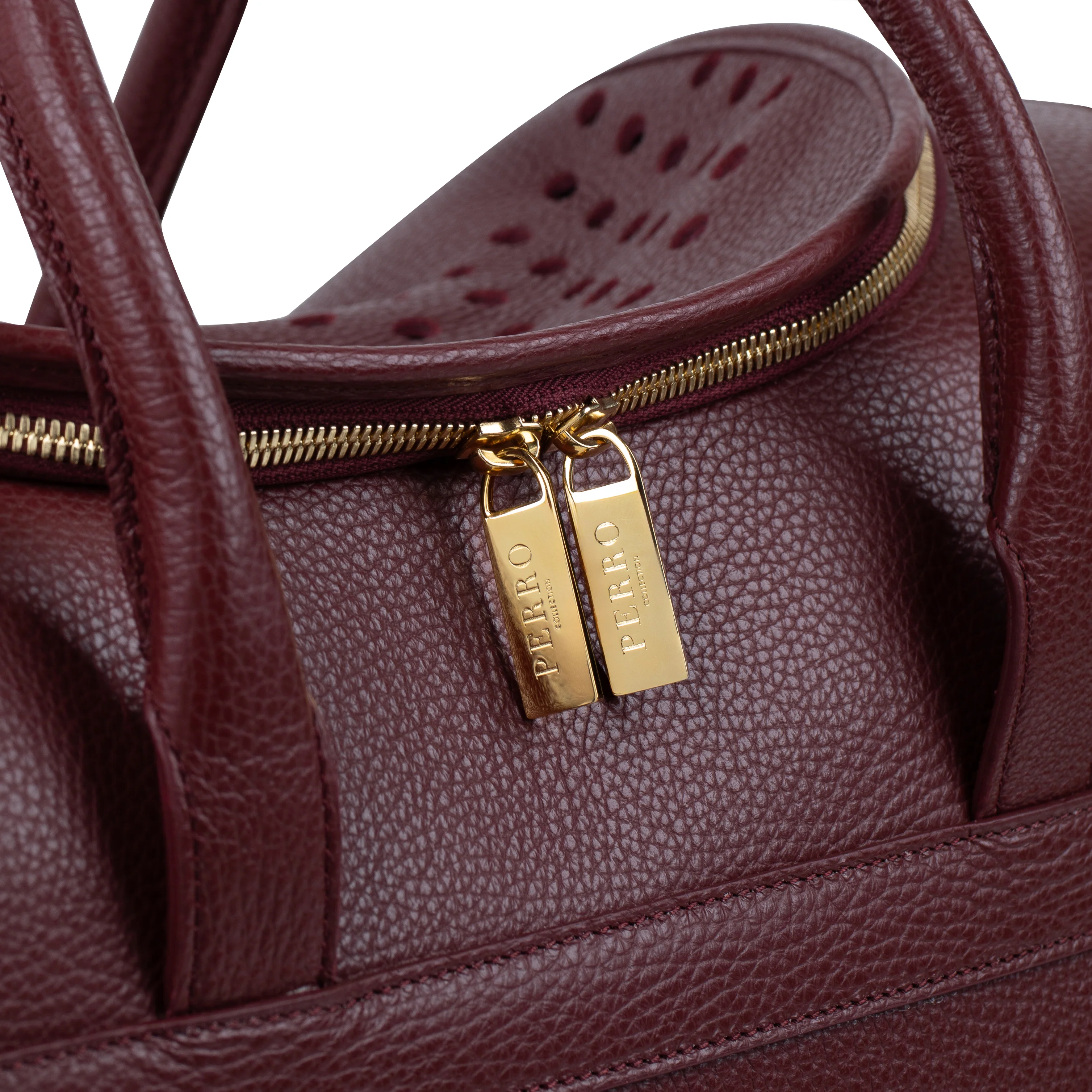 Travel bag Burgundy - Image 4